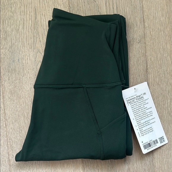 NWT align pant pockets 25" legacy green size 4 lululemon - Picture 8 of 15